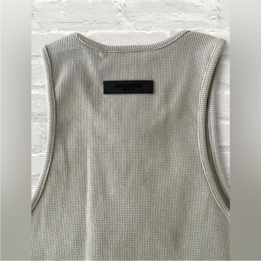 Fear of God Essentials Waffle Tank “Seal”, new with tags - Picture 9 of 10